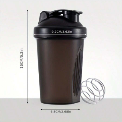 Shaker Negro 12oz/400ml