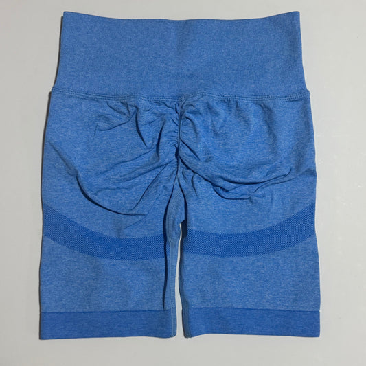 Short Biker Azul Celeste