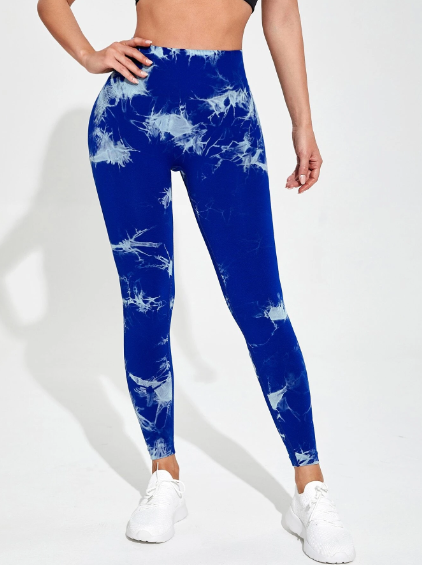 Legging Marble Azul Real