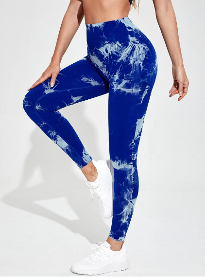 Legging Marble Azul Real